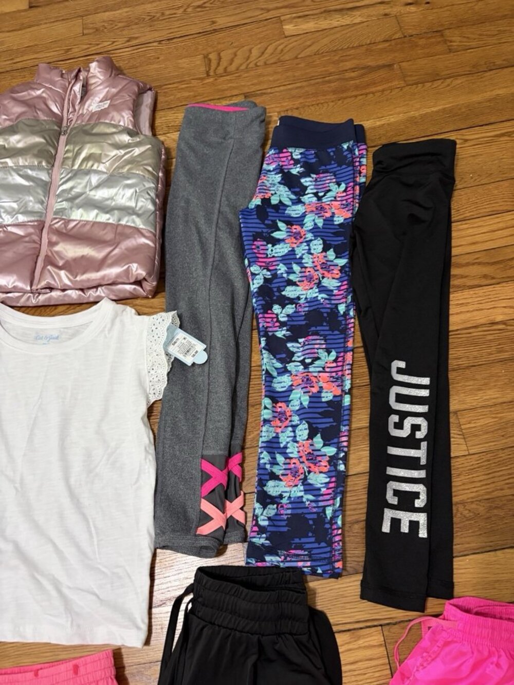 Girls Youth Size Small 5/6-7/8 Clothing Lot 24PCS! Nike Justice Back To school - Picture 3 of 15